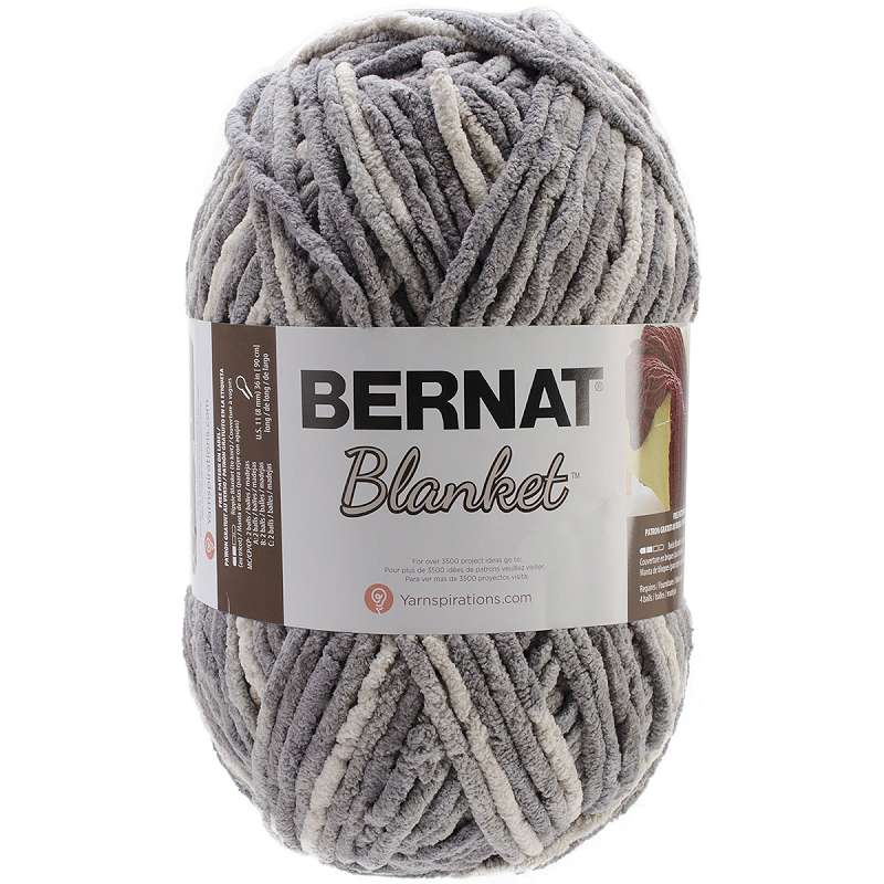Bernat Blanket Big Ball Yarn Silver Steel