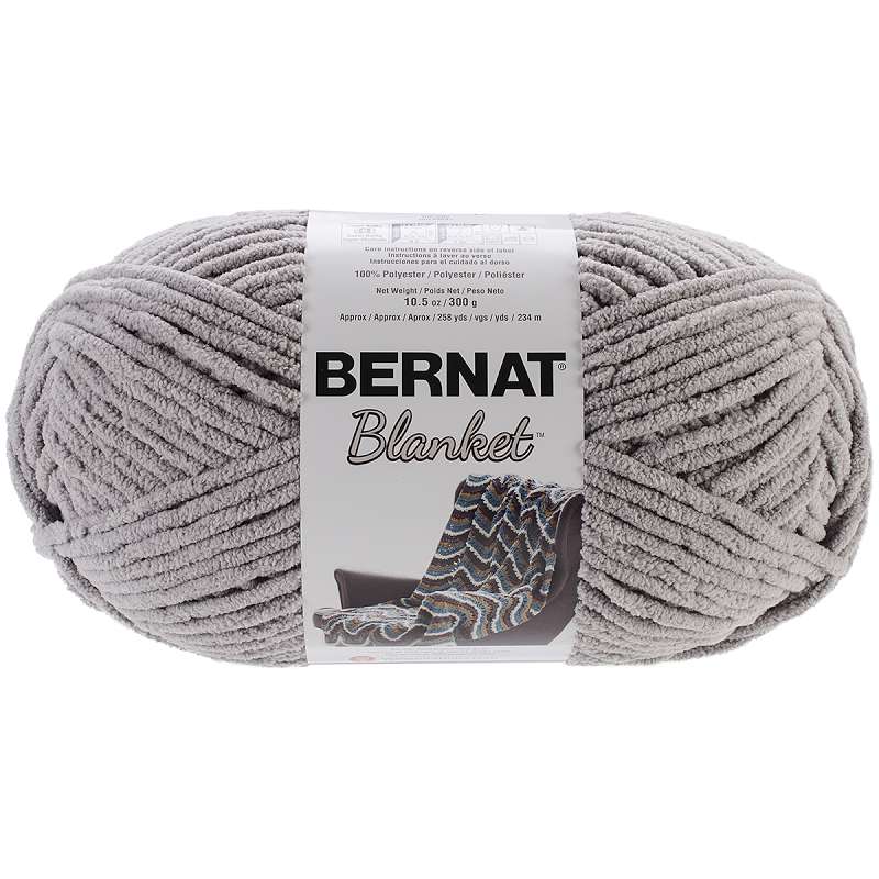 Bernat Blanket Big Ball Yarn Pale Grey