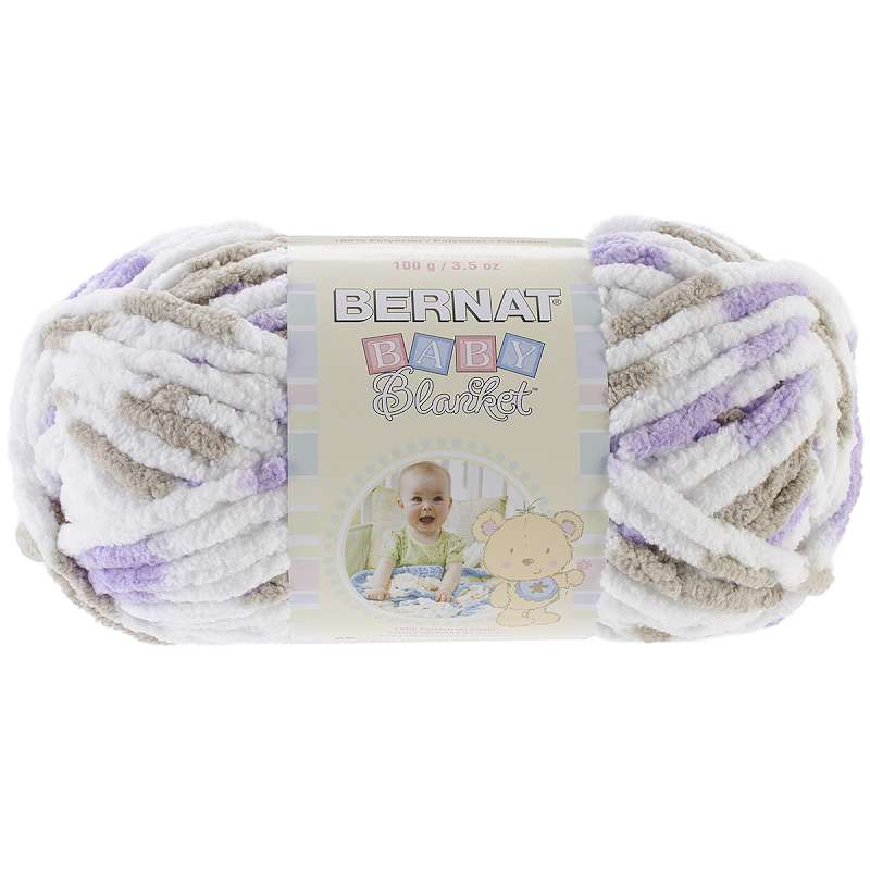 Baby Blanket Yarn Little Lilac Dove Print