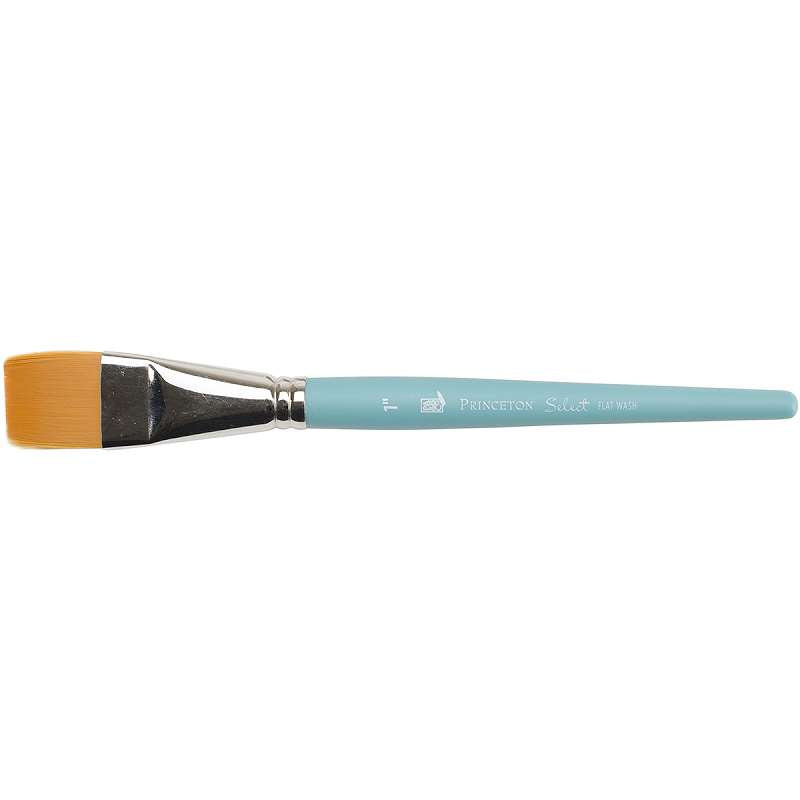 Select Synthetic Brush Flat Wash 1" Width