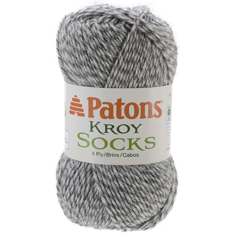 Kroy Socks Yarn Grey Marl