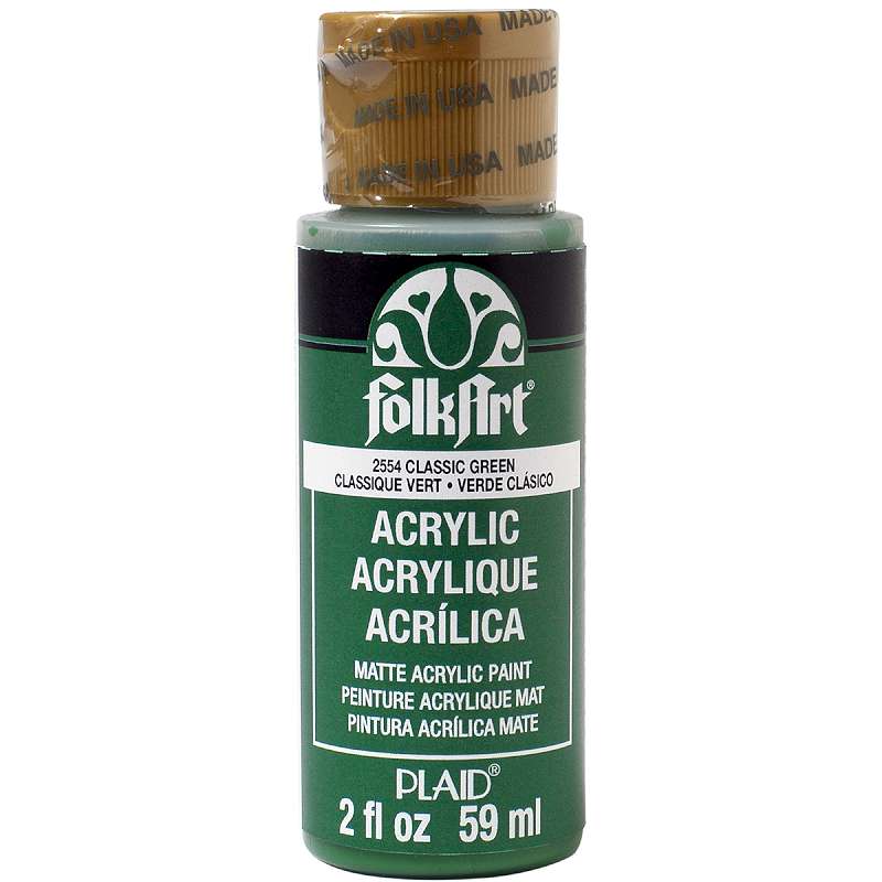 FolkArt Acrylic Paint 2oz Classic Green