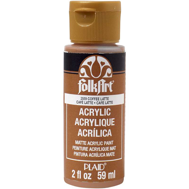 FolkArt Acrylic Paint 2oz Coffee Latte
