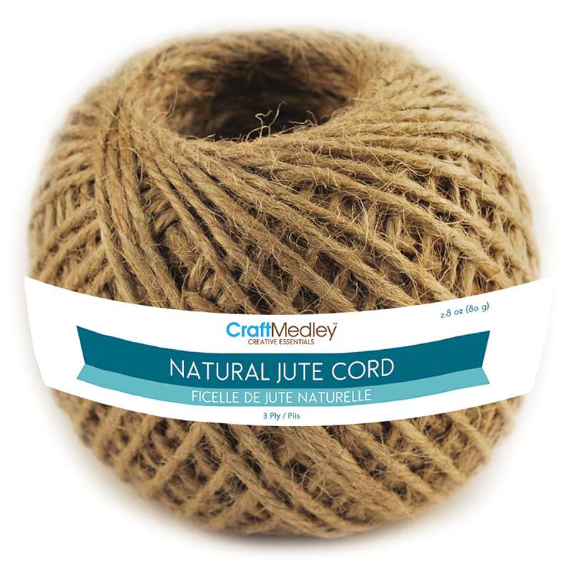 Jute Cord 3ply 80g Natural