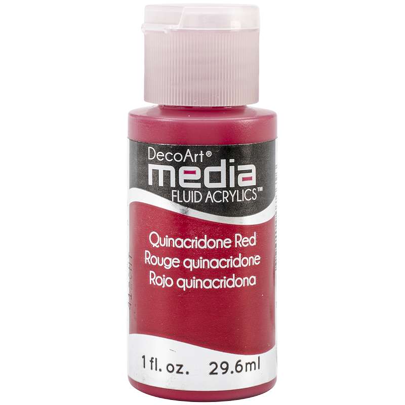 Media Fluid Acrylic Paint 1oz Quinacridone Red (Series 5)