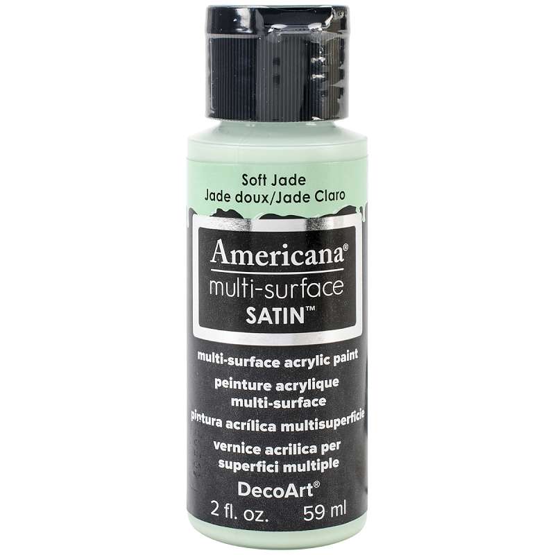 Americana Multi-Surface Satin Acrylic Paint 2oz Soft Jade