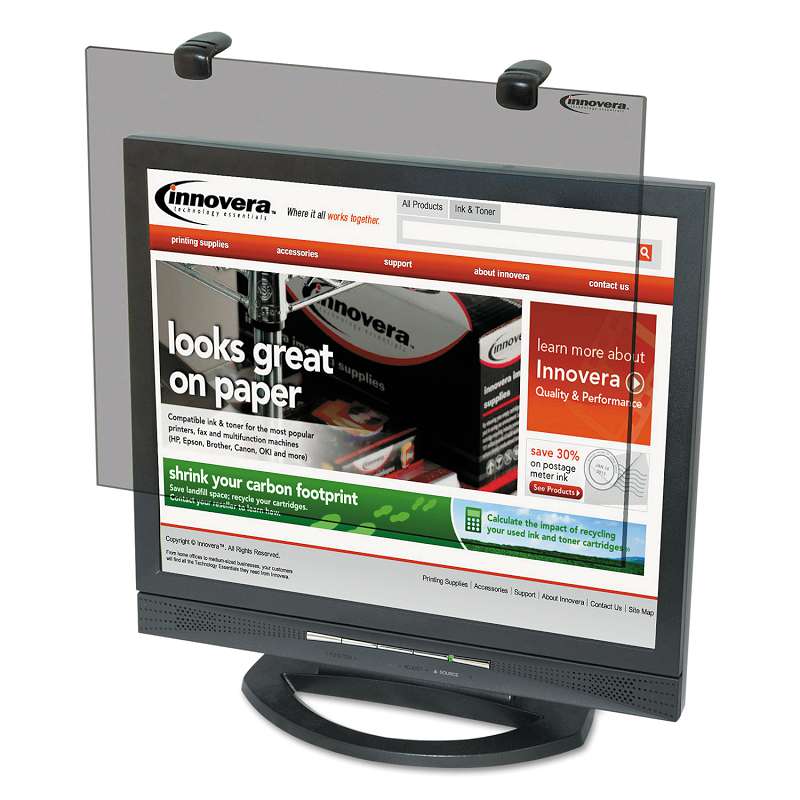 Innovera® Protective Antiglare LCD Monitor Filter, Fits 17"-18" LCD Monitors