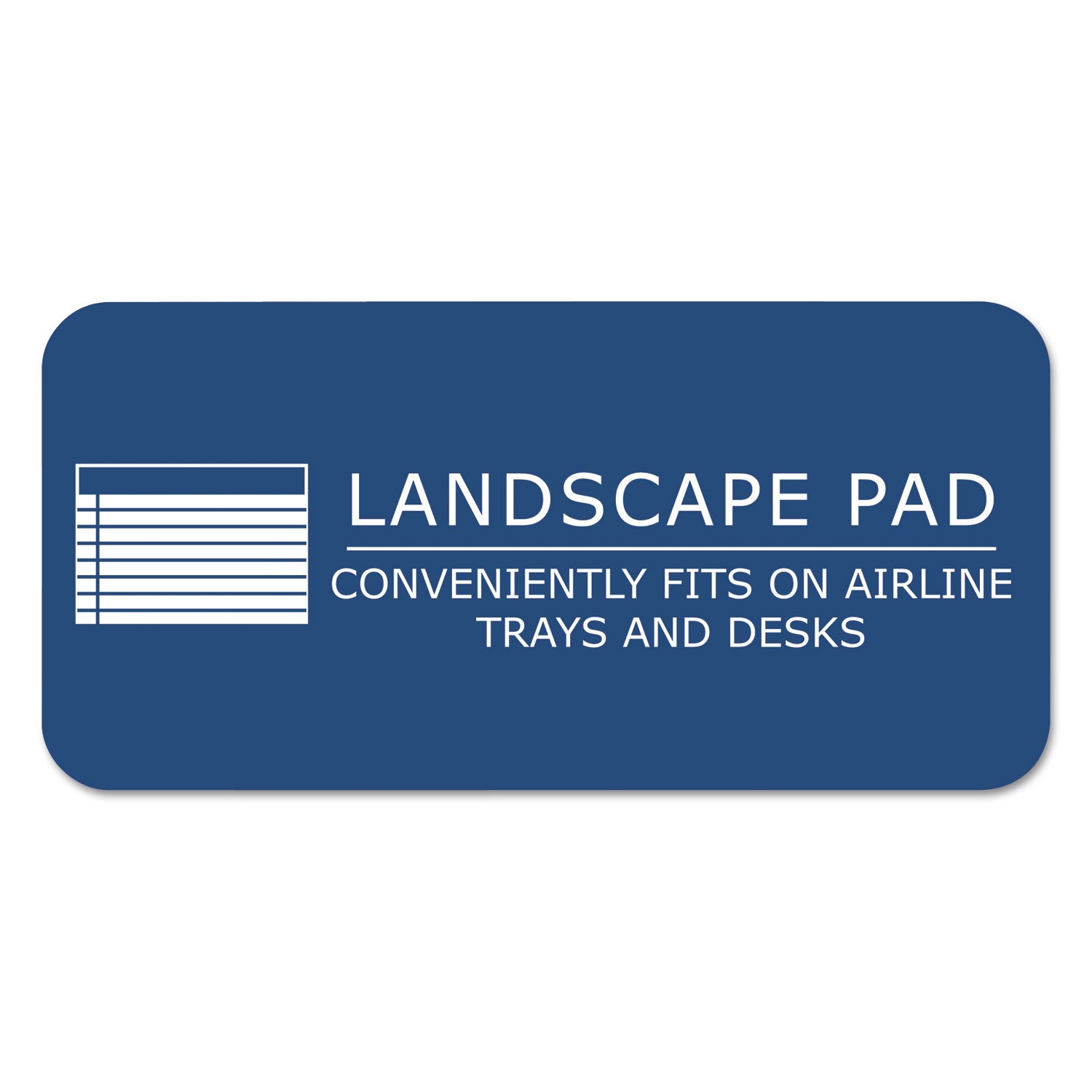 Roaring Spring® WIDE Landscape Format Writing Pad, College Ruled, 11 x 9 1/2, Canary, 40 Sheets