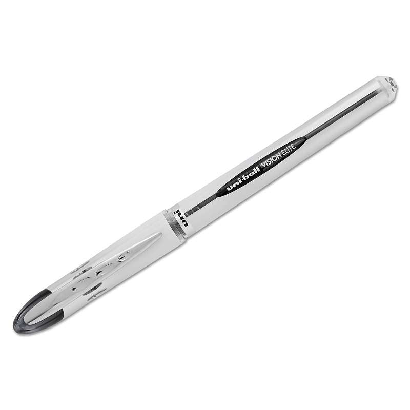 uni-ball® VISION ELITE Roller Ball Stick Waterproof Pen, Black Ink, Bold