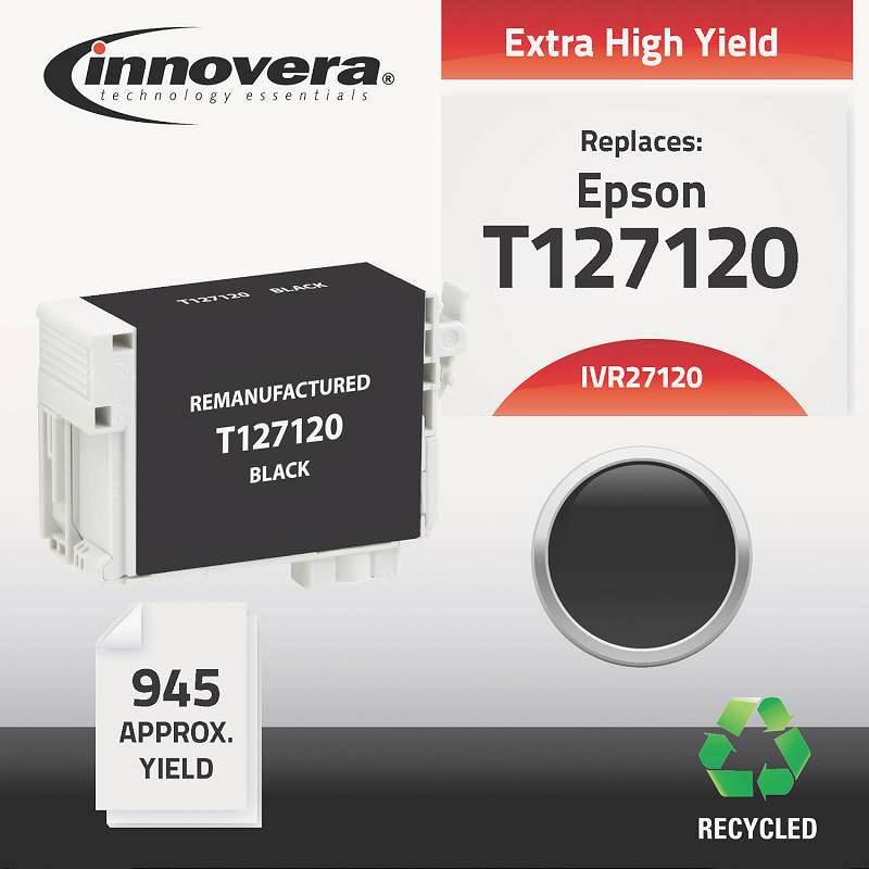 Innovera® Remanufactured T127120 (127) Ink, Black