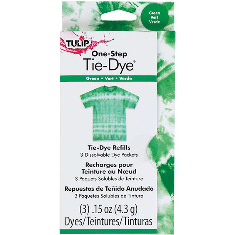 Tulip One-Step Tie-Dye Refill .13oz 3/Pkg Green