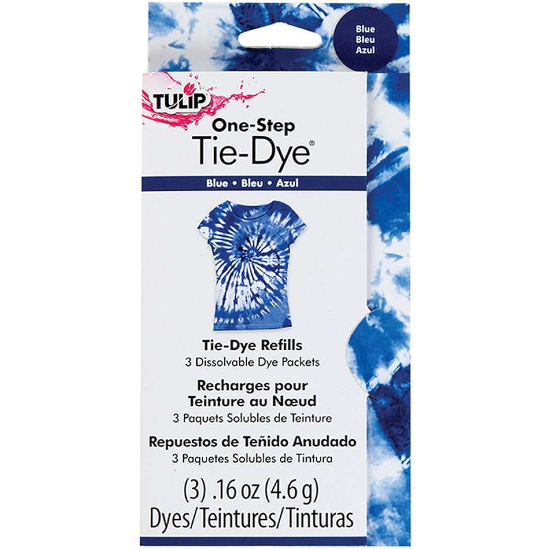 Tulip One-Step Tie-Dye Refill .13oz 3/Pkg Blue