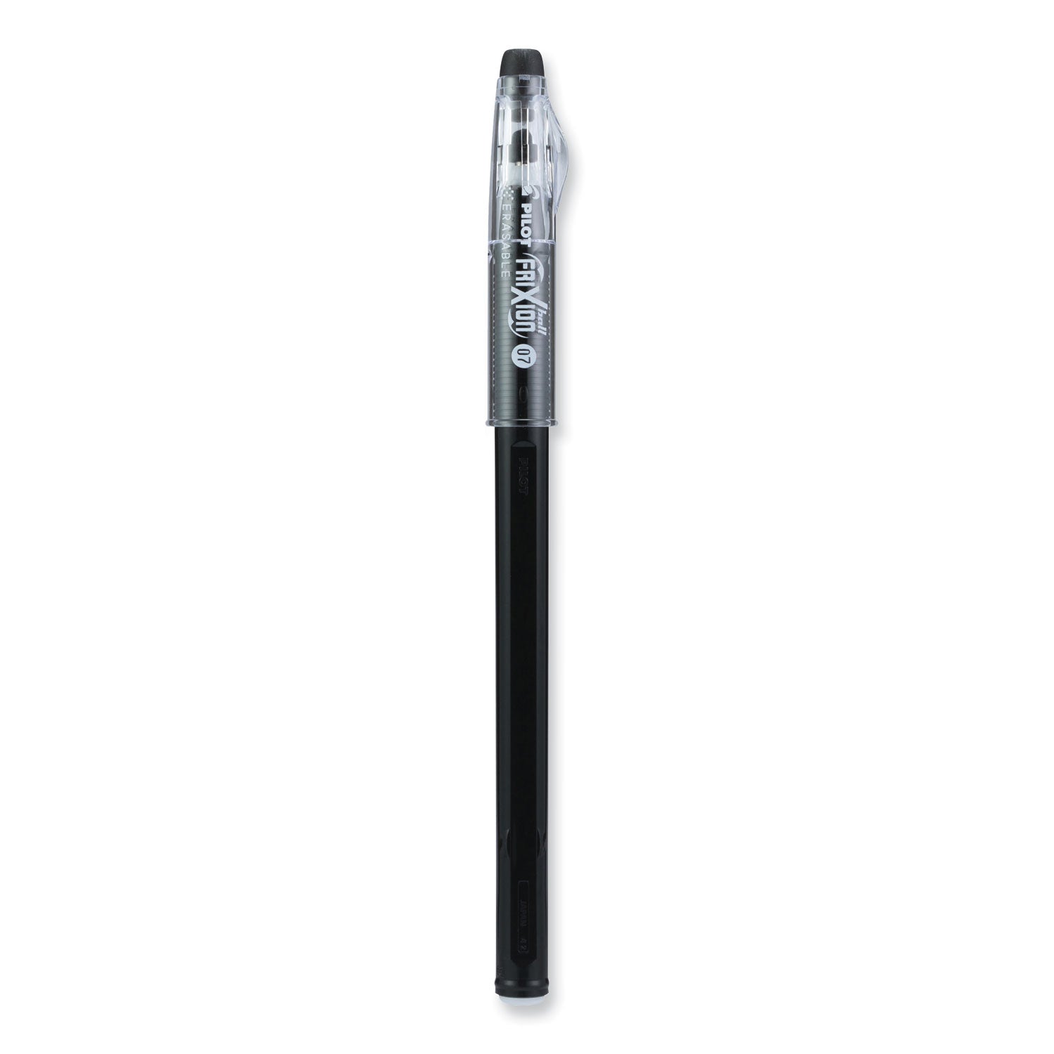 Pilot® FriXion ColorSticks Erasable Gel Ink Pens, Black, 0.7 mm, 1 Dozen
