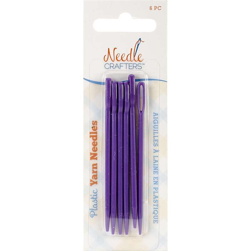 Needlecrafters Plastic Yarn Finishing Needles 6/Pkg      