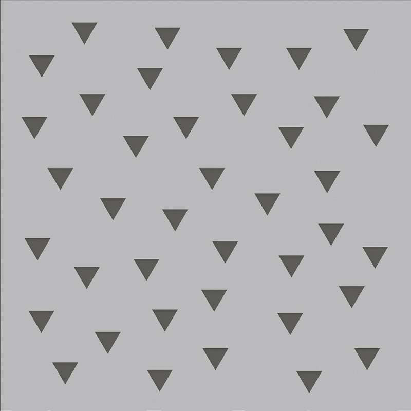 Simple Stories Bro & Co. Stencil 6"X6" Retro Triangles