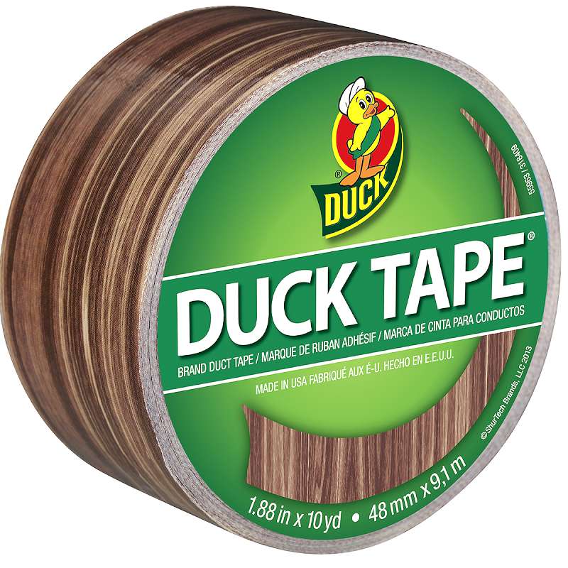 Patterned Duck Tape 1.88"X10yd Woodgrain