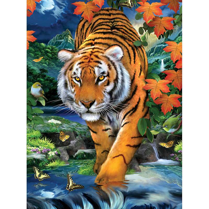 Junior Small Paint By Number Kit 8.75"X11.75" On The Prowl