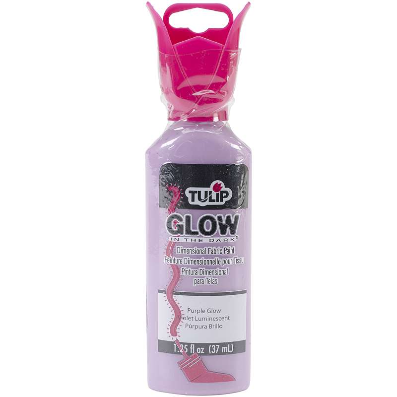 Tulip Dimensional Fabric Paint 1.25oz Glow - Purple