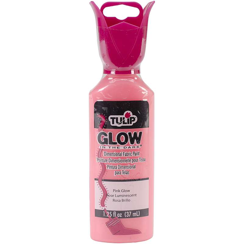 Tulip Dimensional Fabric Paint 1.25oz Glow - Pink