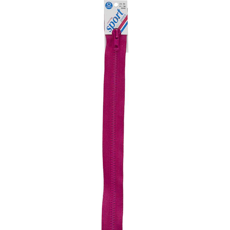 Sport Separating Zipper 30" Red Rose
