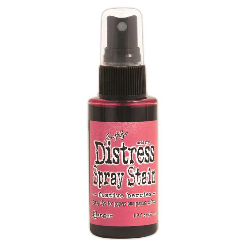 Distress Spray Stain 1.9oz Festive Berries
