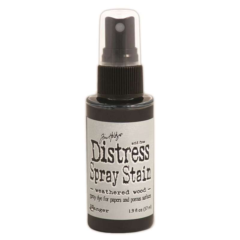 Distress Spray Stain 1.9oz Weathered Wood