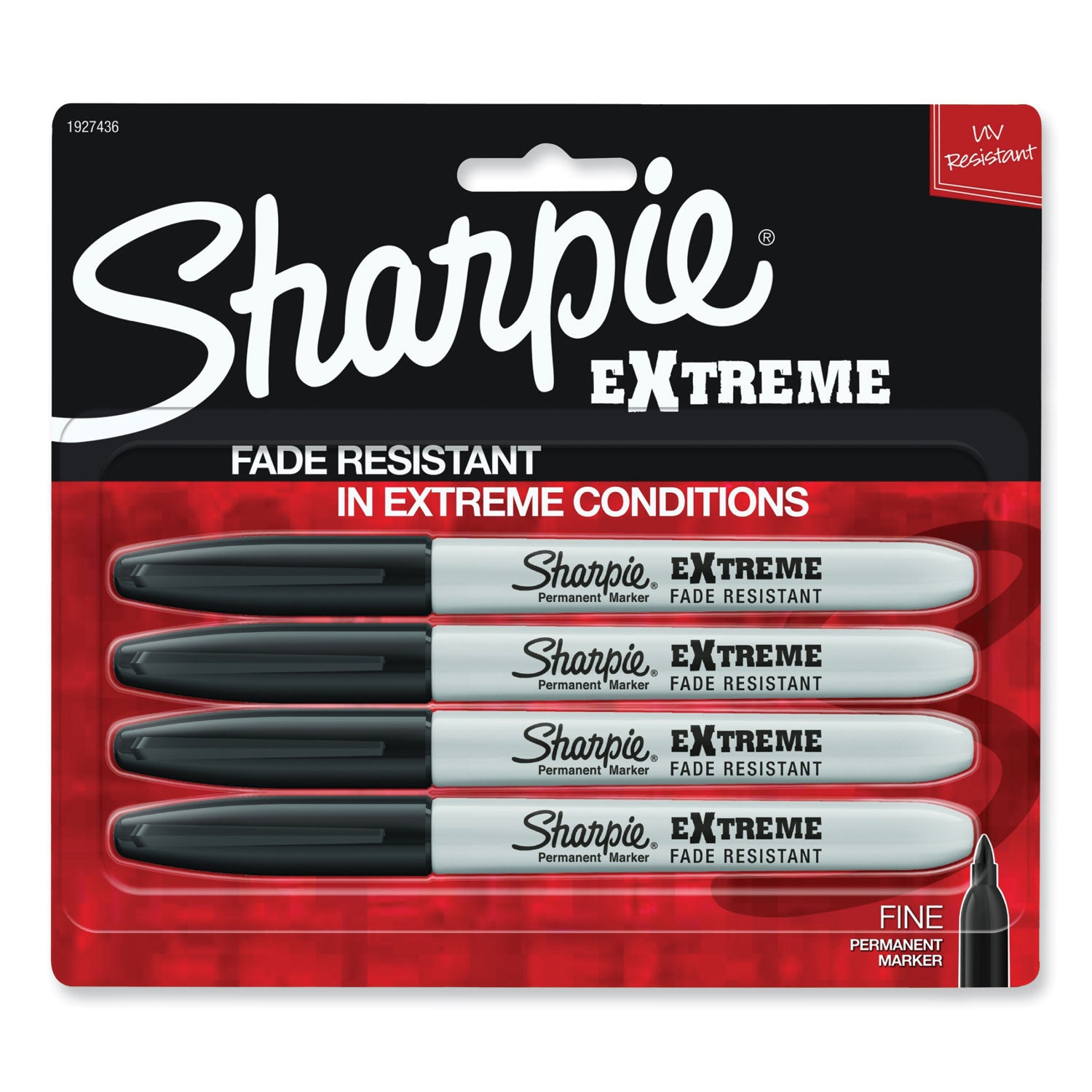 Sharpie Extreme Permanent Markers 4/Pkg Black