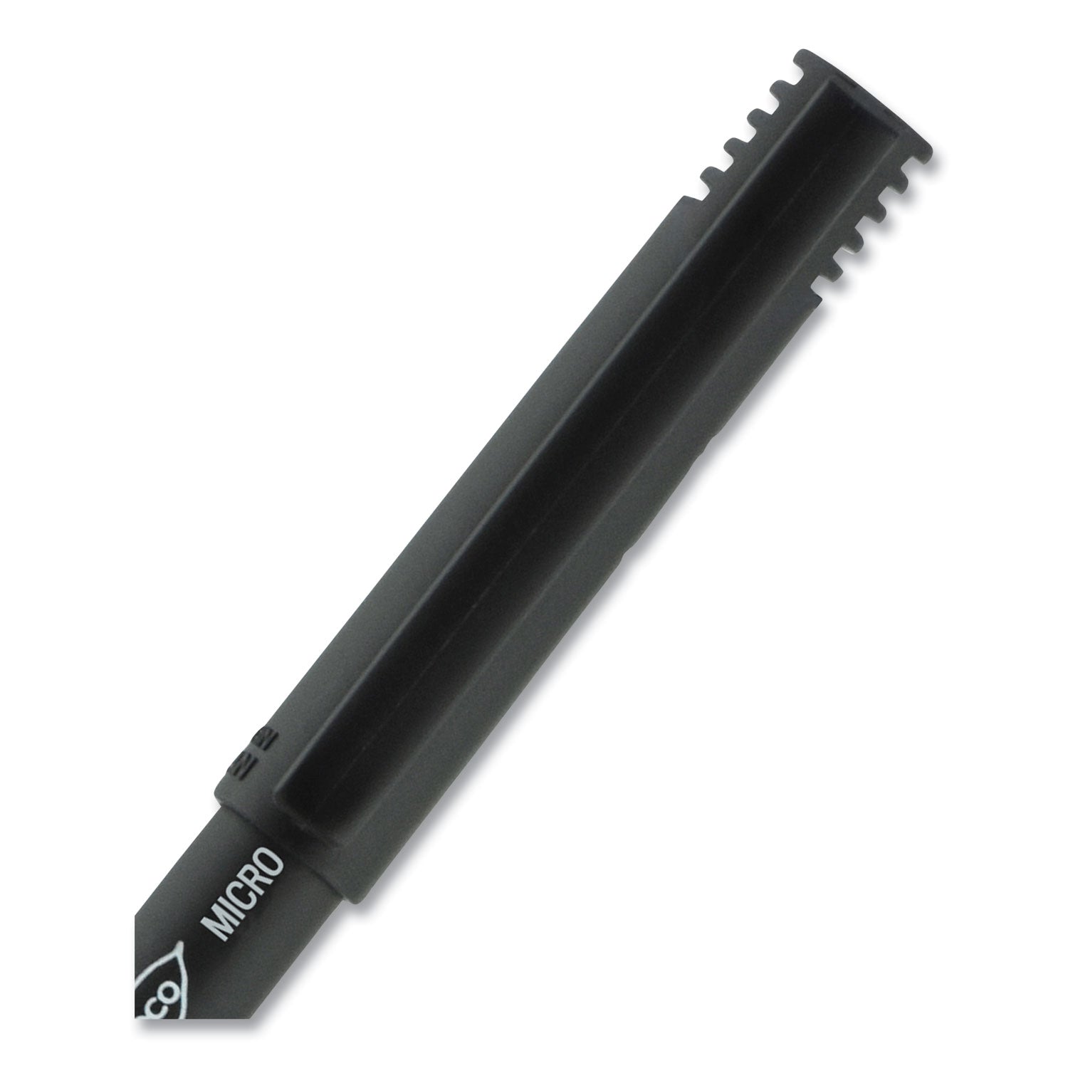 Onyx Roller Ball Stick Dye-Based Pen, Black Ink, Micro, Dozen