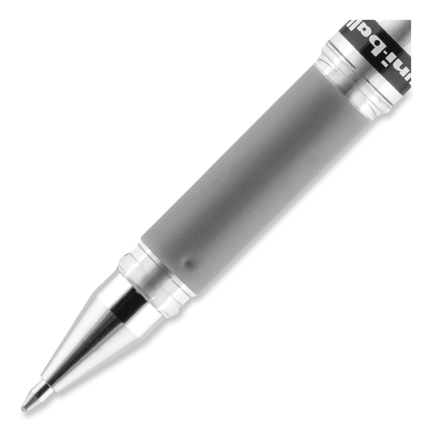 uni-ball Impact Gel Pens, Bold Point (1.0mm), Metallic Silver, 