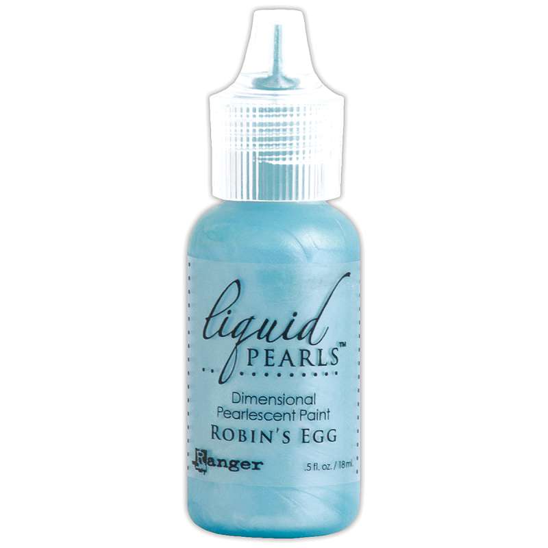 Liquid Pearls Dimensional Pearlescent Paint .5oz Robin's Egg