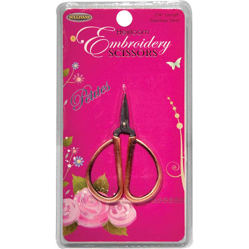 Petites Embroidery Scissors 2.25" Copper