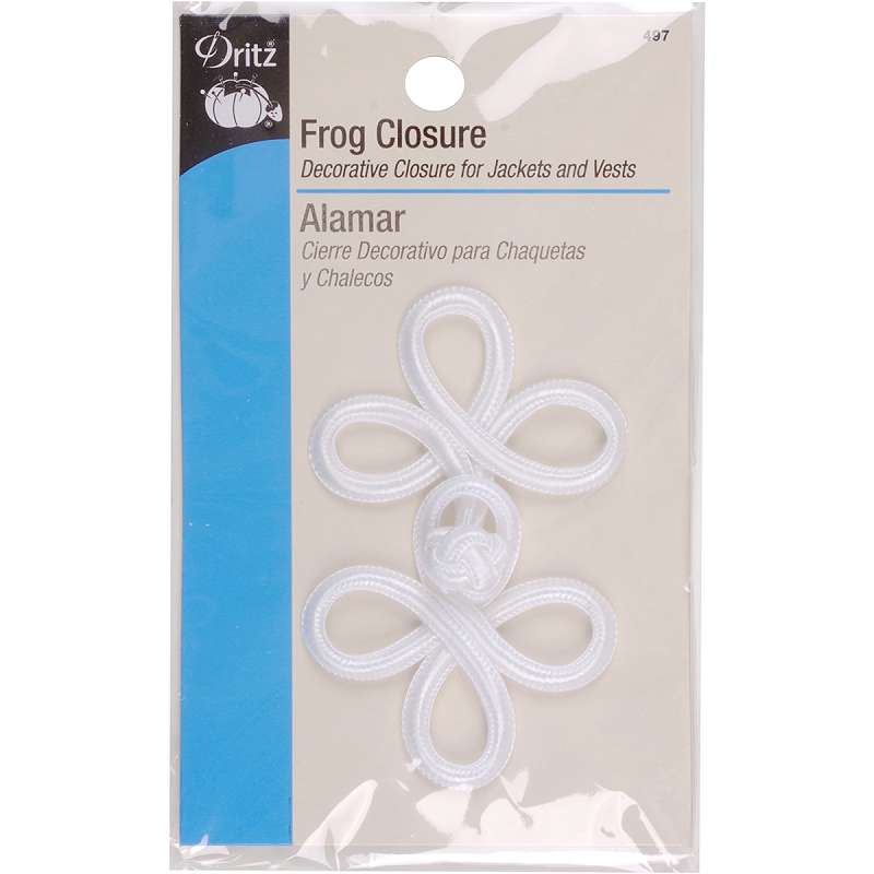 Frog Closure White 3"
