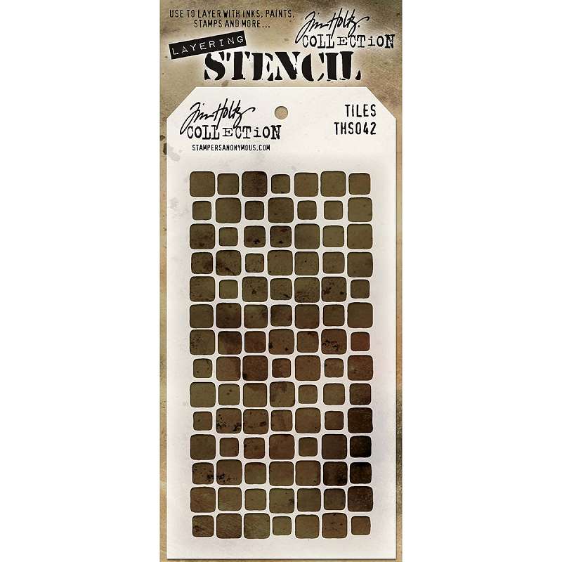 Tim Holtz Layered Stencil 4.125"X8.5" Tiles