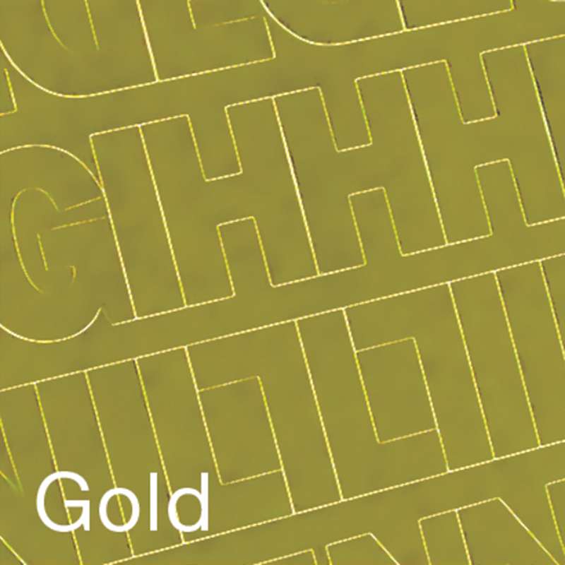 Permanent Adhesive Vinyl Letters & Numbers 2" 167/Pkg Gold