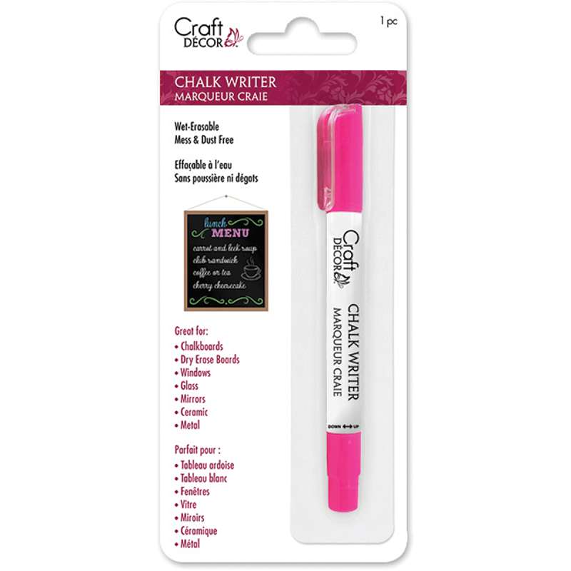 Craft Decor Chalk Writer Neon Pink