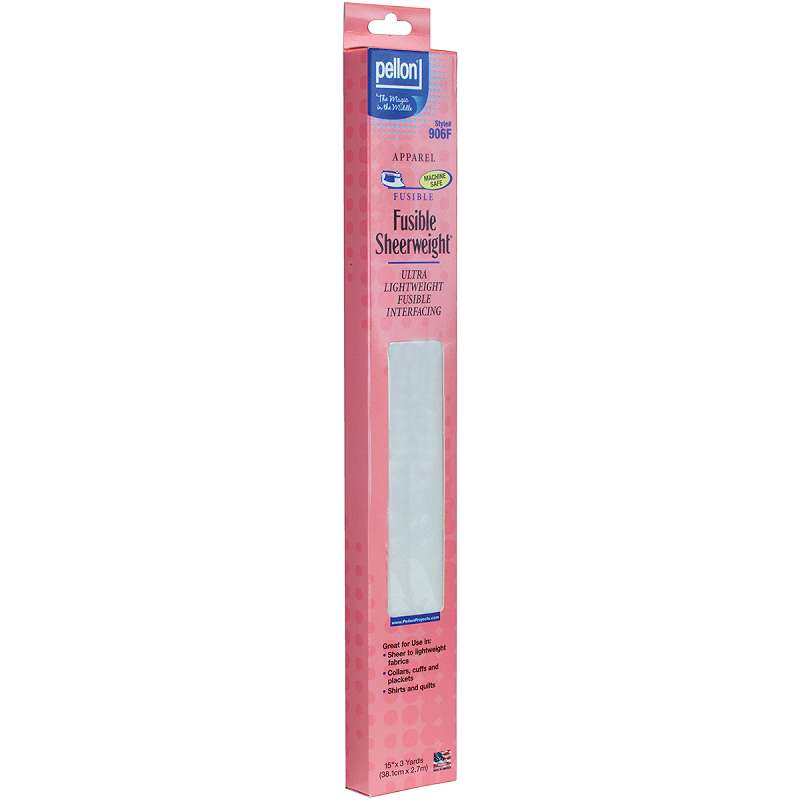 Fusible Sheerweight Interfacing White 15"X3yd