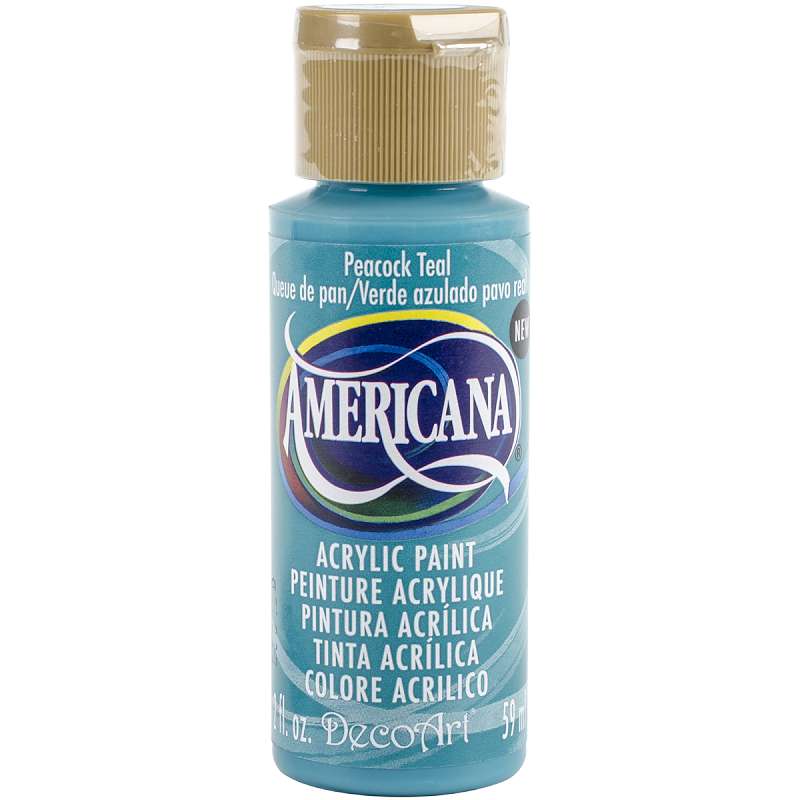 Americana Acrylic Paint 2oz Peacock Teal