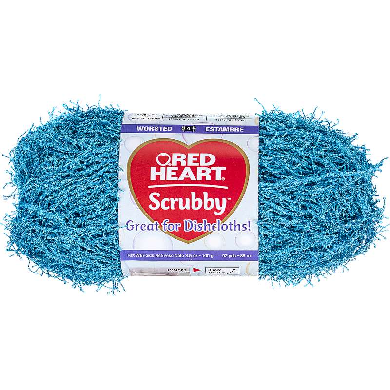 Red Heart Scrubby Yarn Ocean