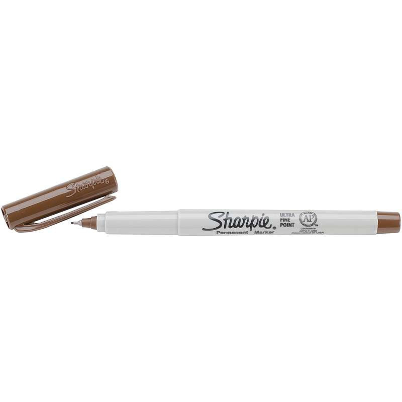 Sharpie Ultra Fine Point Permanent Marker Open Stock Brown