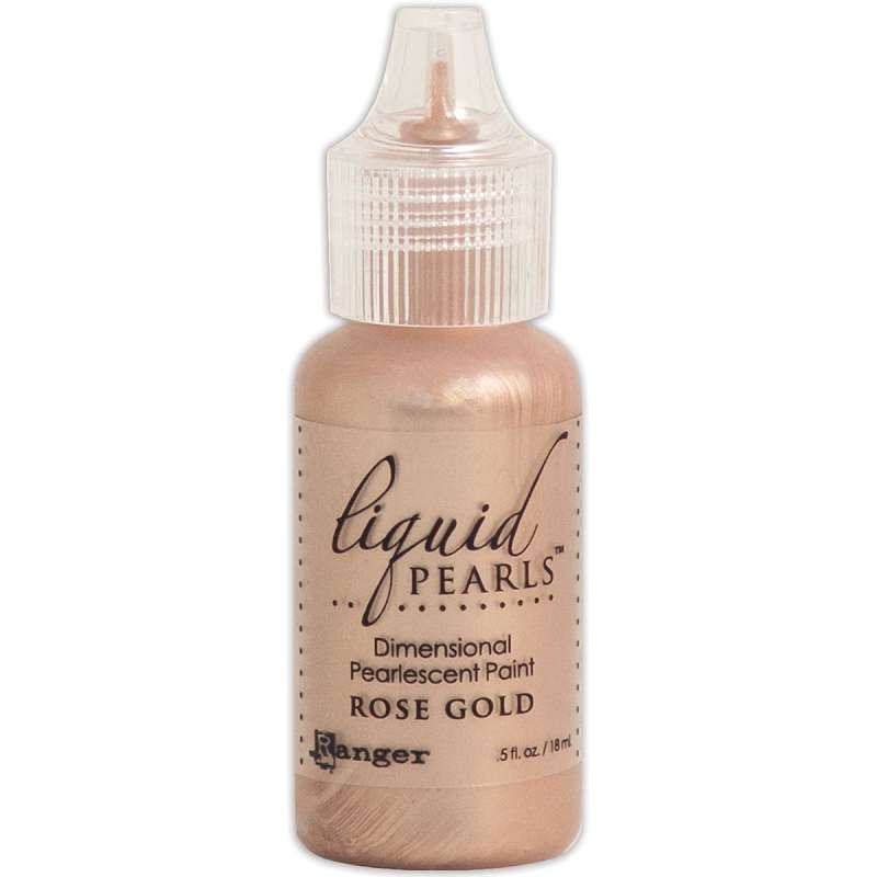 Liquid Pearls Dimensional Pearlescent Paint .5oz Rose Gold