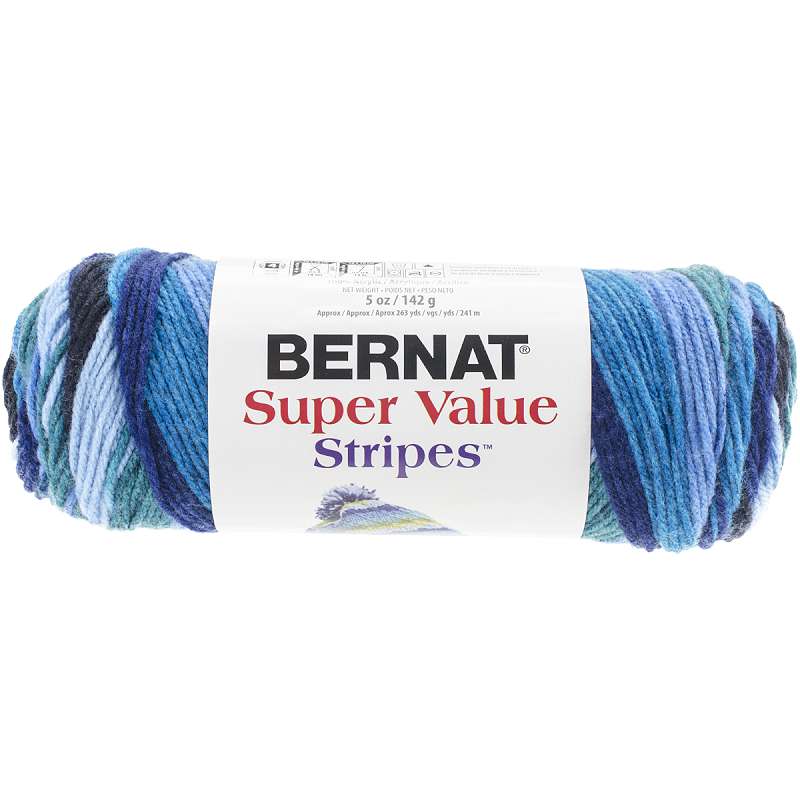 Super Value Stripes Yarn Oceana