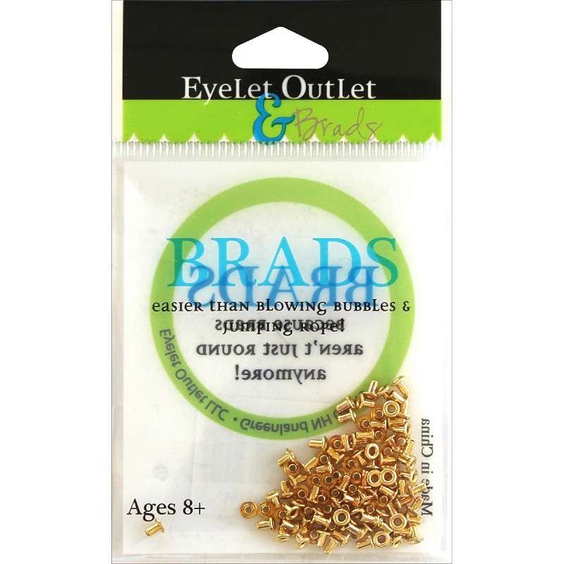 Eyelet Outlet Eyelets 1/16" 100/Pkg Gold