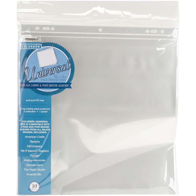 Colorbok Universal Refill Pages 12"X12" 10/Pkg  
