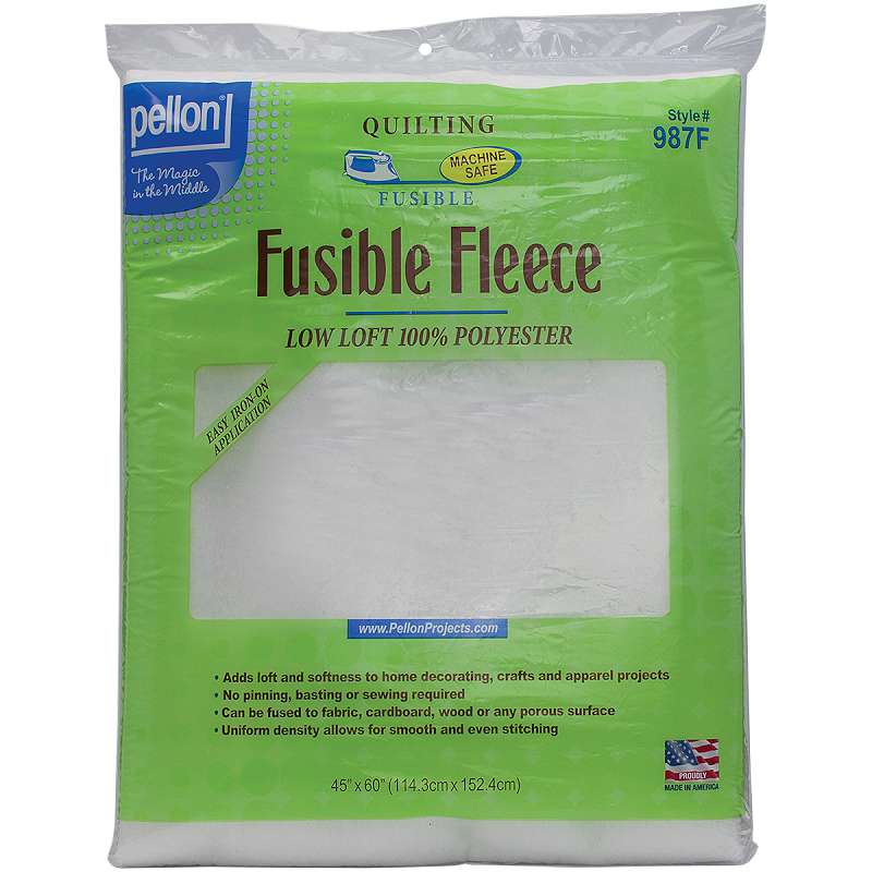 Fusible Fleece White 45"X60"