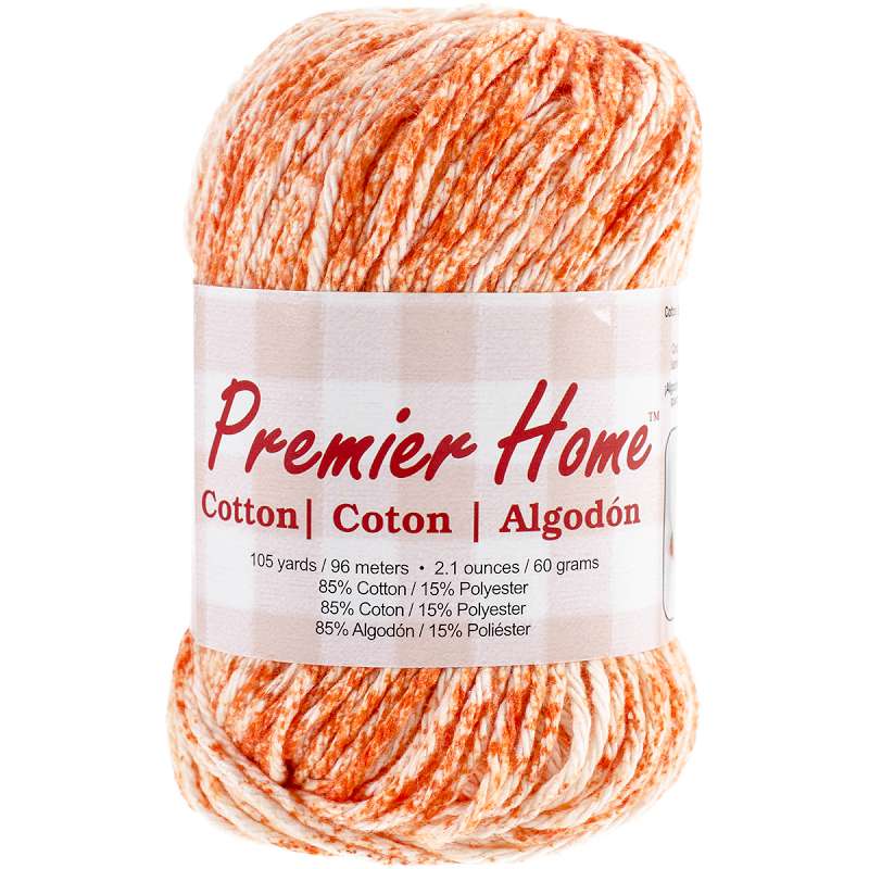 Home Cotton Yarn - Multi Tangerine Splash