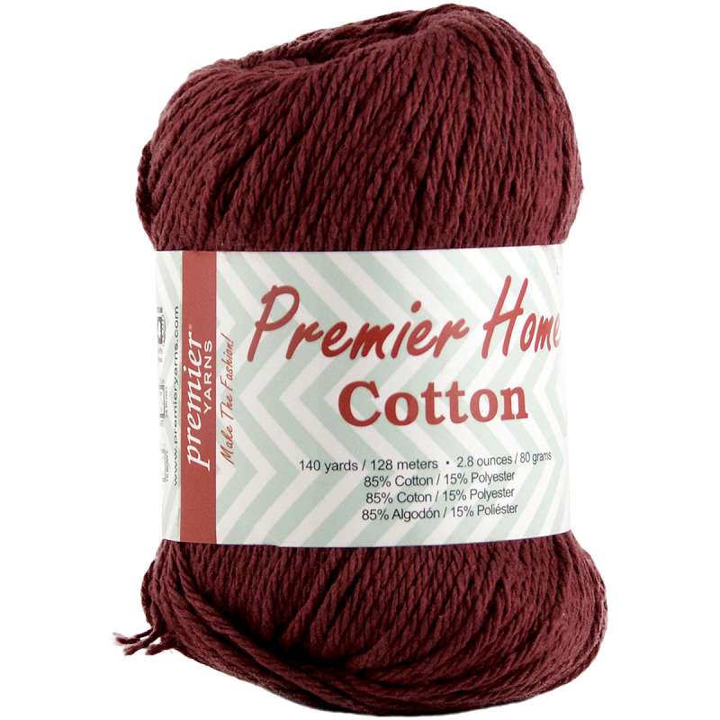 Home Cotton Yarn - Solid Burgundy
