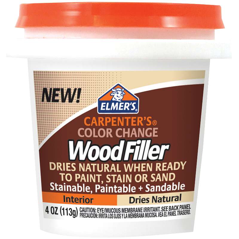 Elmer's Color Change Wood Filler 4oz Natural