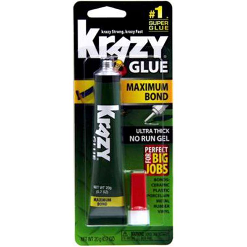 Krazy Glue(R) Maximum Bond No-Run Gel 20g