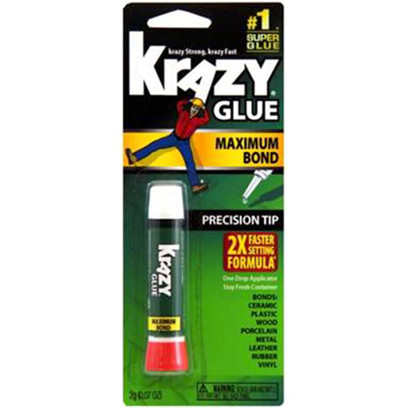 Krazy Glue(R) Maximum Bond 2X Faster Setting 2g