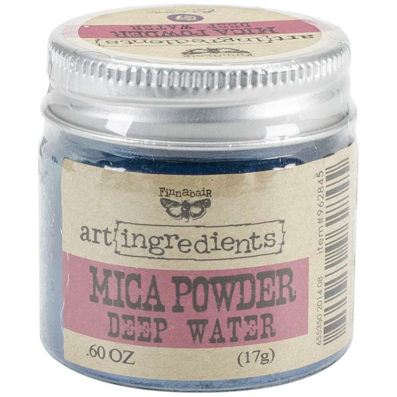Finnabair Art Ingredients Mica Powder .6oz Deep Water